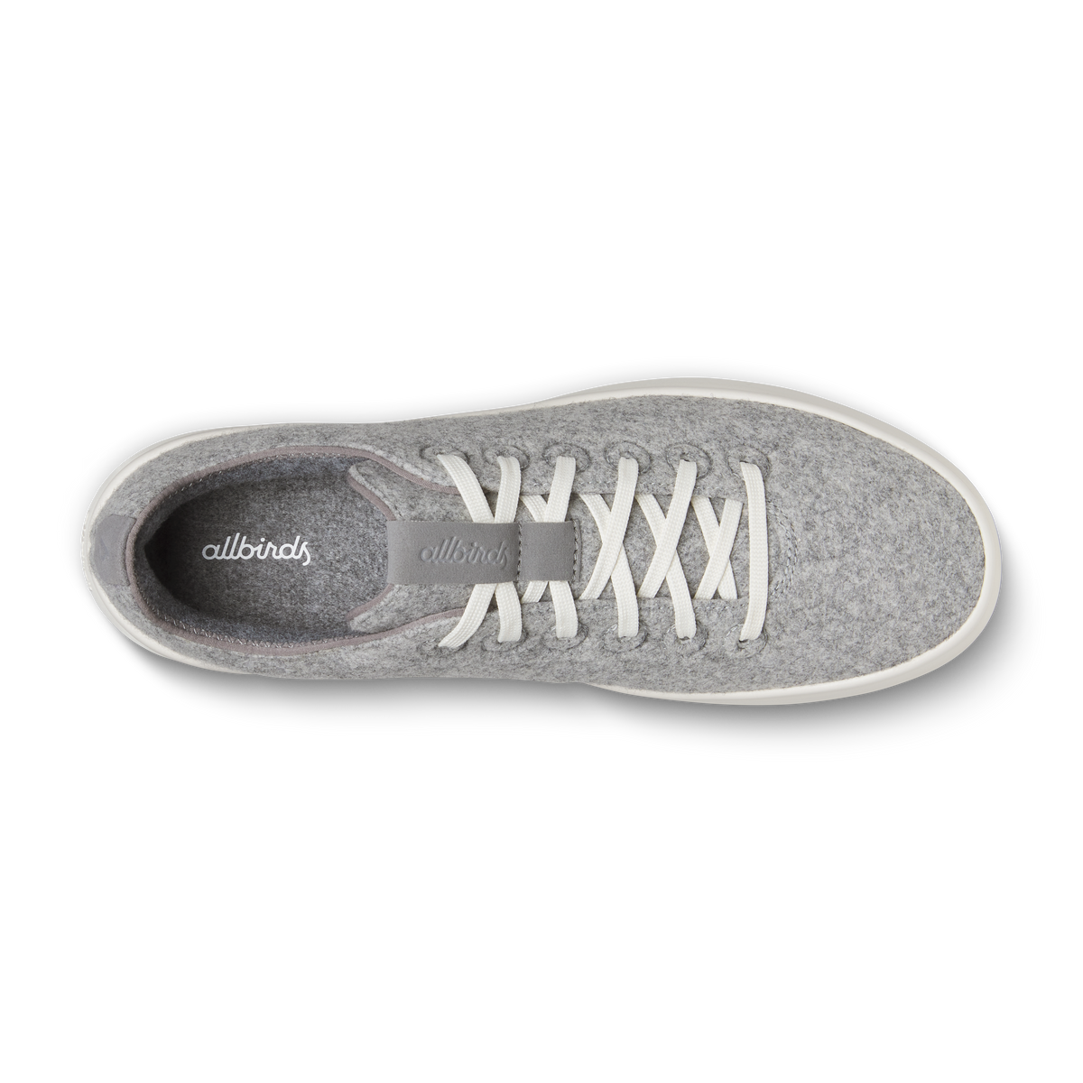 Men's Wool Cruiser - Light Grey (Natural White Sole)