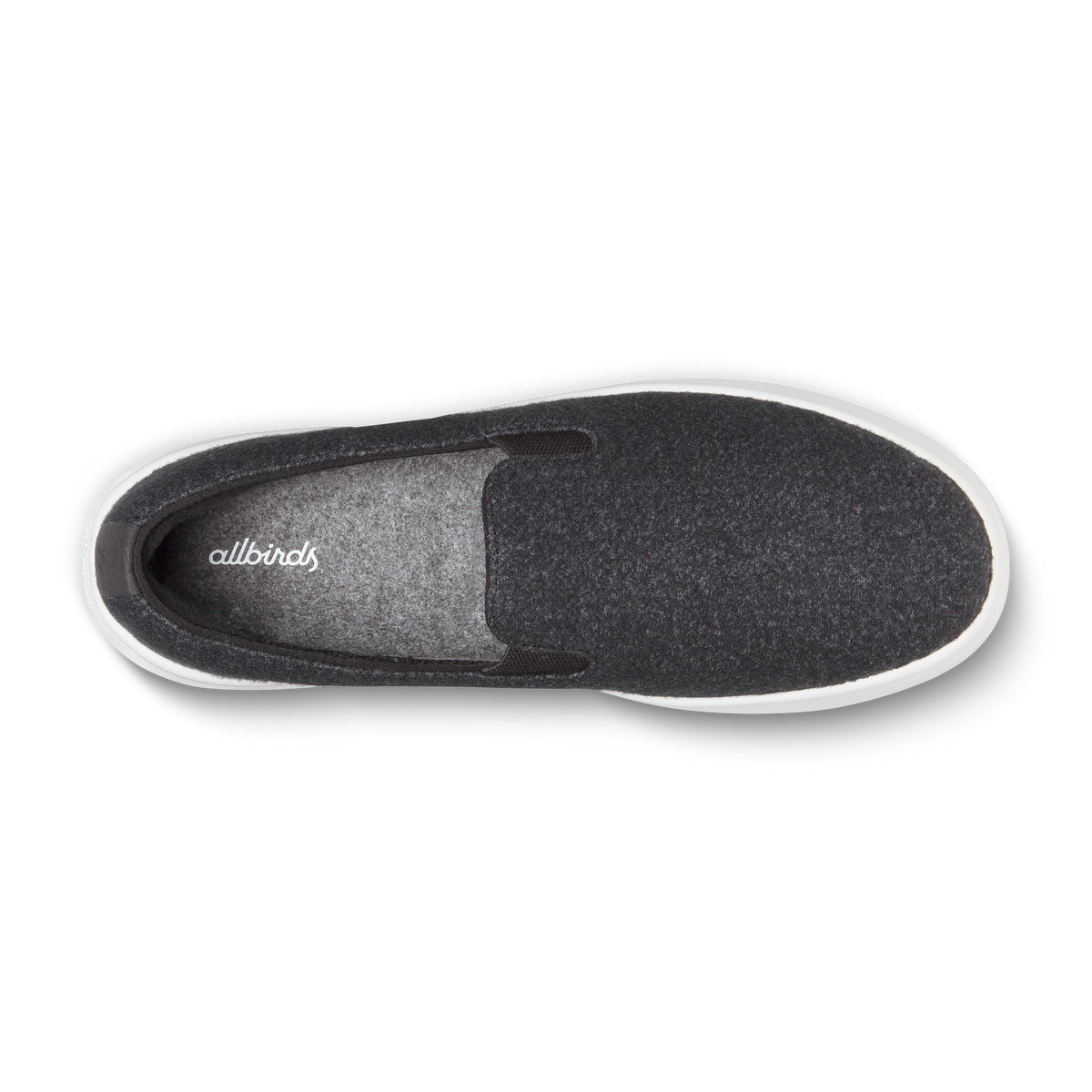 Women's Wool Cruiser Slip On - Natural Black (Blizzard Sole)