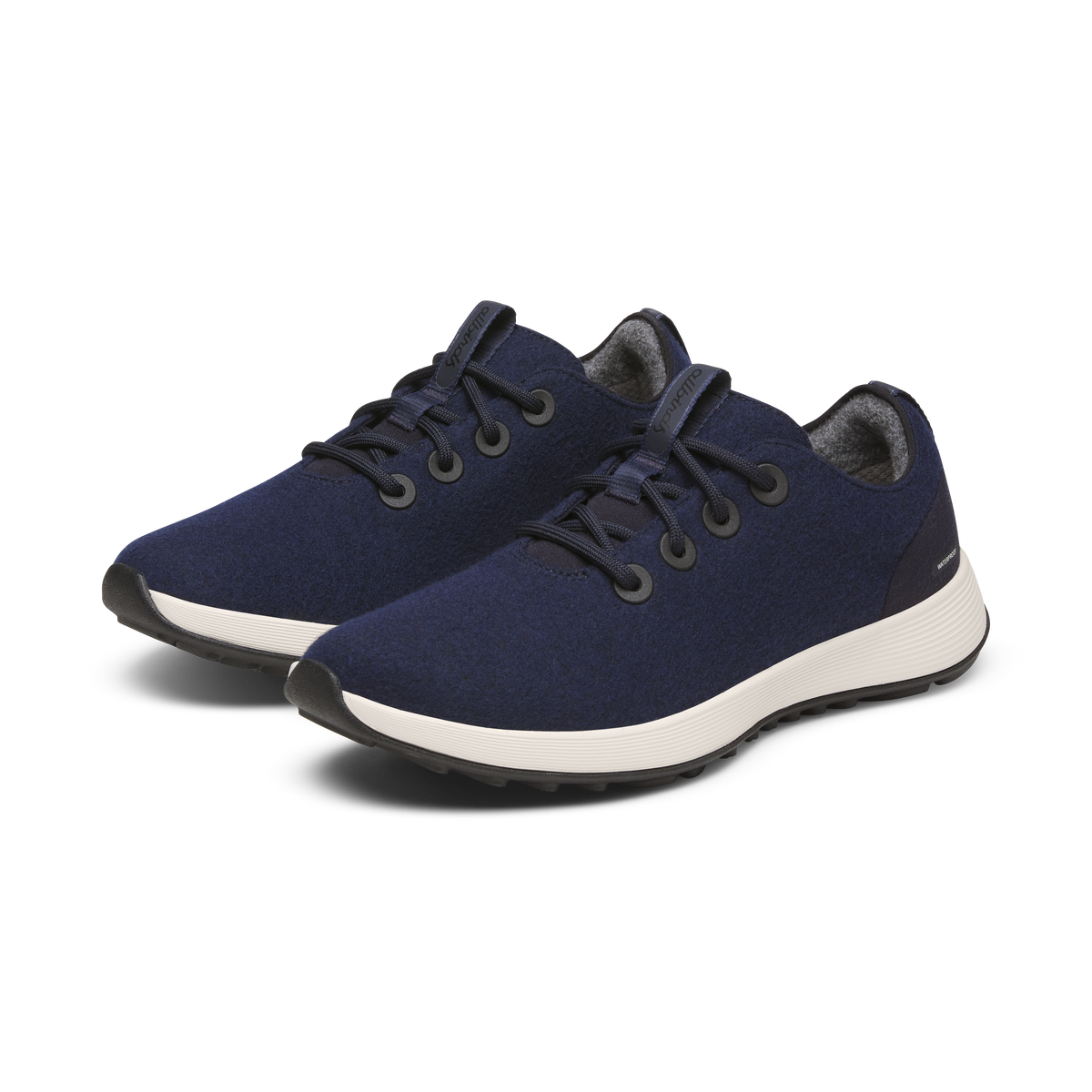 Men's Wool Runner NZ Waterproof - Dark Navy (Natural White Sole)